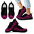 Niue Wave Sneakers - Polynesian Pattern Pink Color Kid's Sneakers - Black - Niue Black - Polynesian Pride