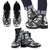 Tokelau Leather Boots - Polynesian Tattoo Black Black - Polynesian Pride