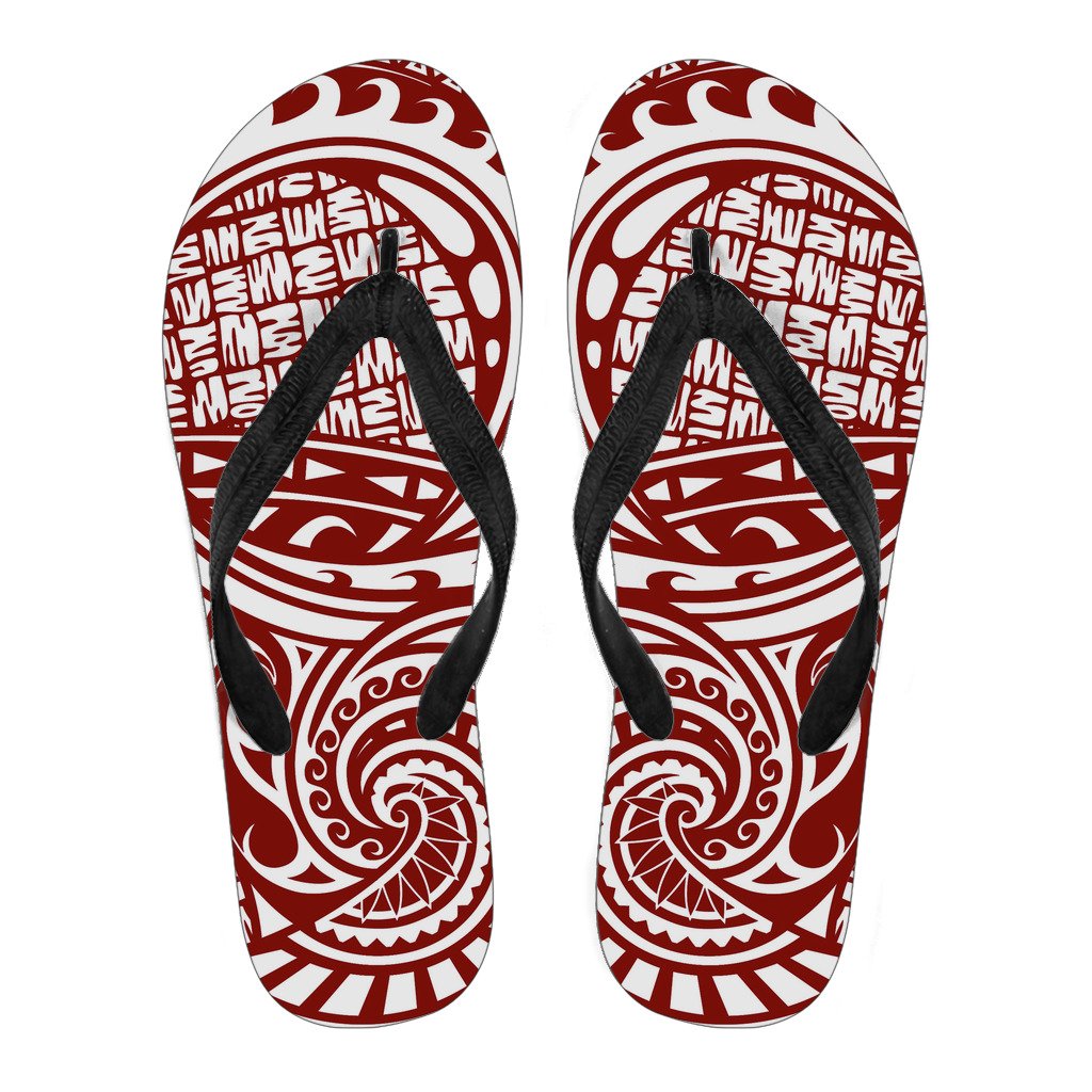 Polynesian 02 Flip Flops Women Black - Polynesian Pride