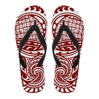 Polynesian 02 Flip Flops Women Black - Polynesian Pride