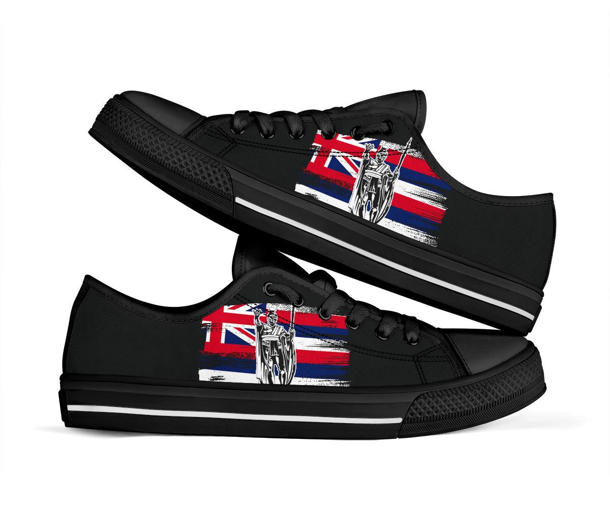 Hawaii King Flag Low Top Shoe - Polynesian Pride