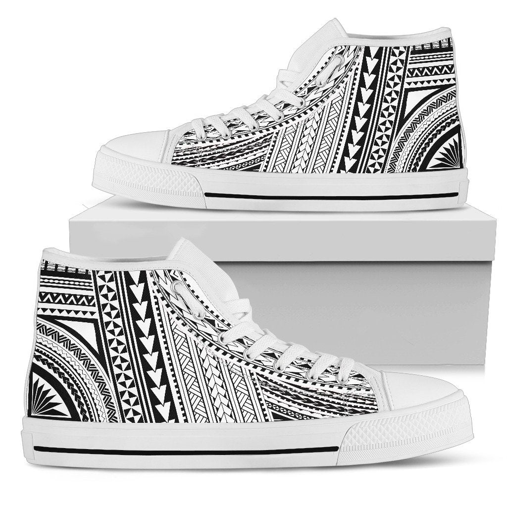 Polynesian High Top Canvas Shoes - Polynesian Pride