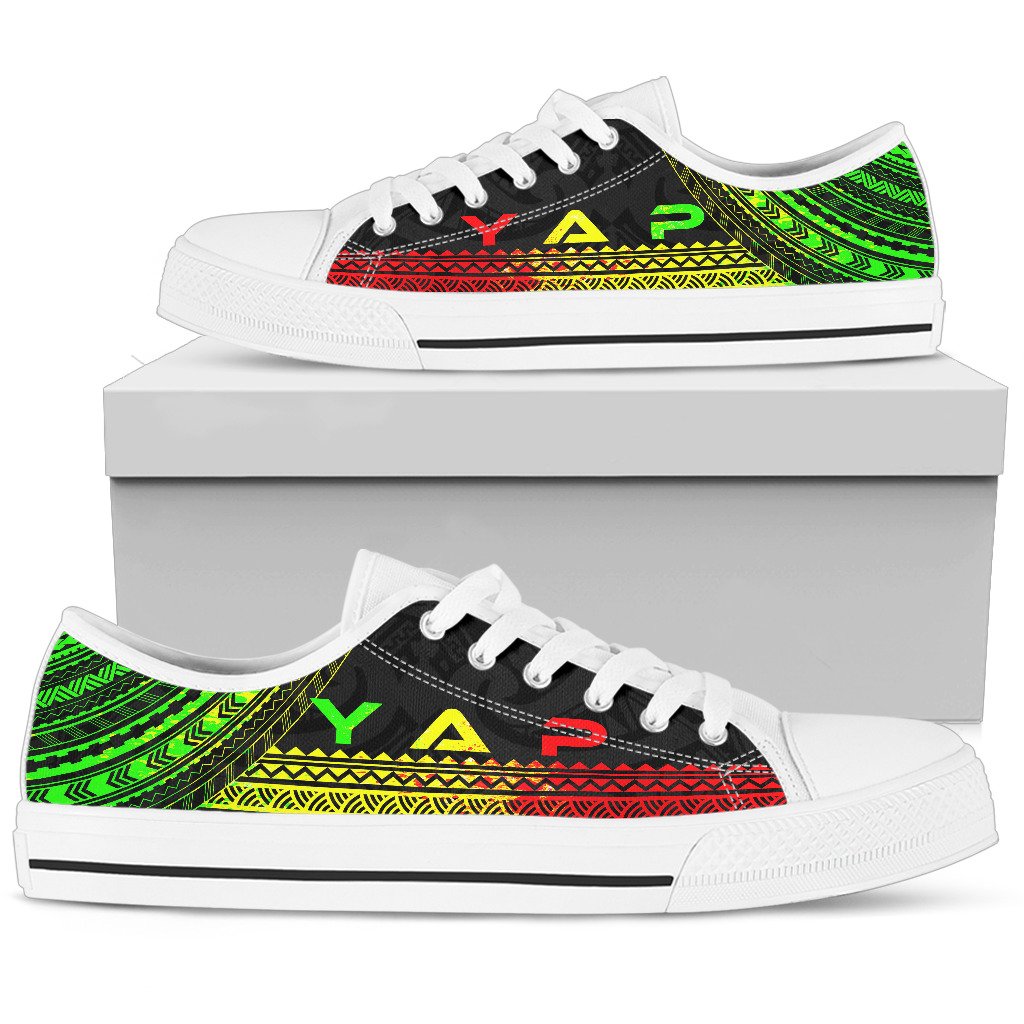 Yap Low Top Shoes - Polynesian Reggae Chief Version - Polynesian Pride