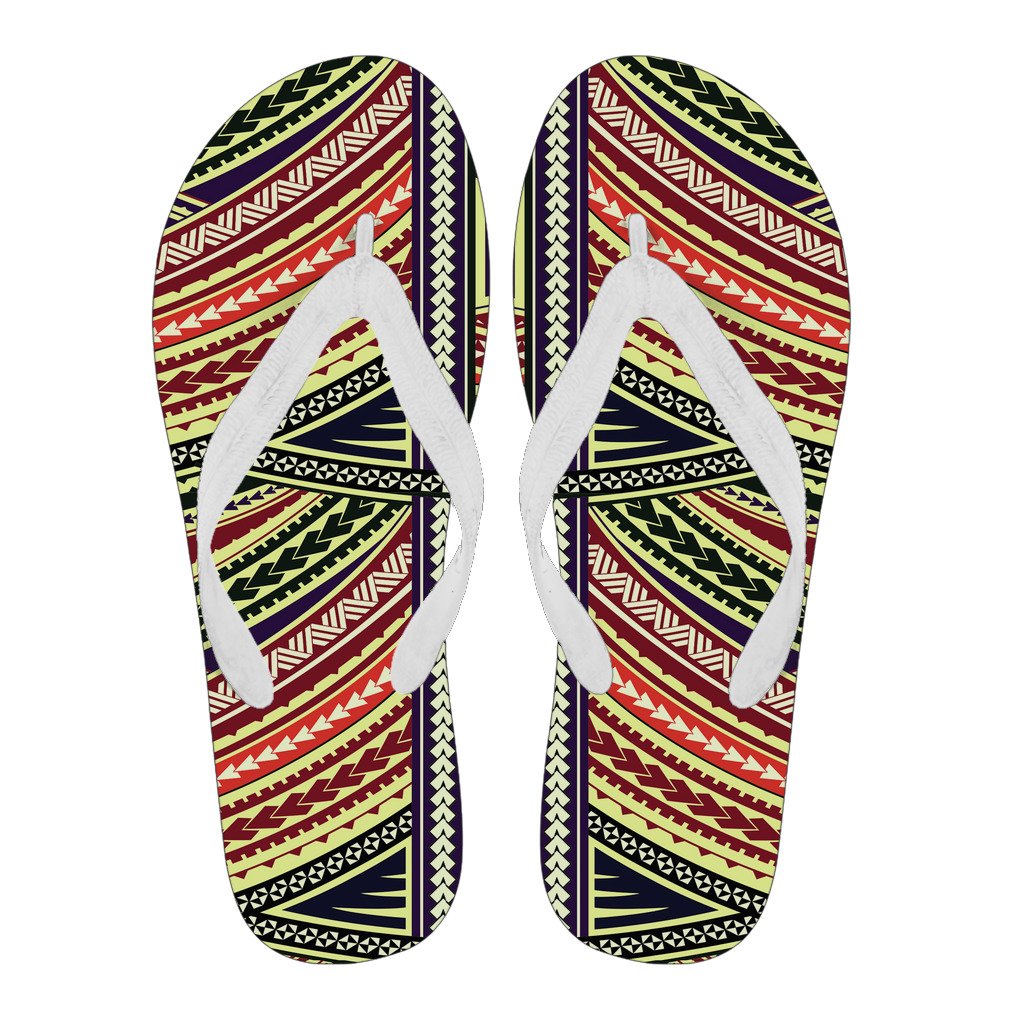 Polynesian 23 Flip Flops Men White - Polynesian Pride