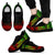 American Samoa Sneakers - American Samoa Polynesian Chief Tattoo Reggae Version - Polynesian Pride