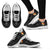 Tonga Wave Sneakers - Polynesian Pattern Gray Color Women's Sneakers - White - Tonga White - Polynesian Pride