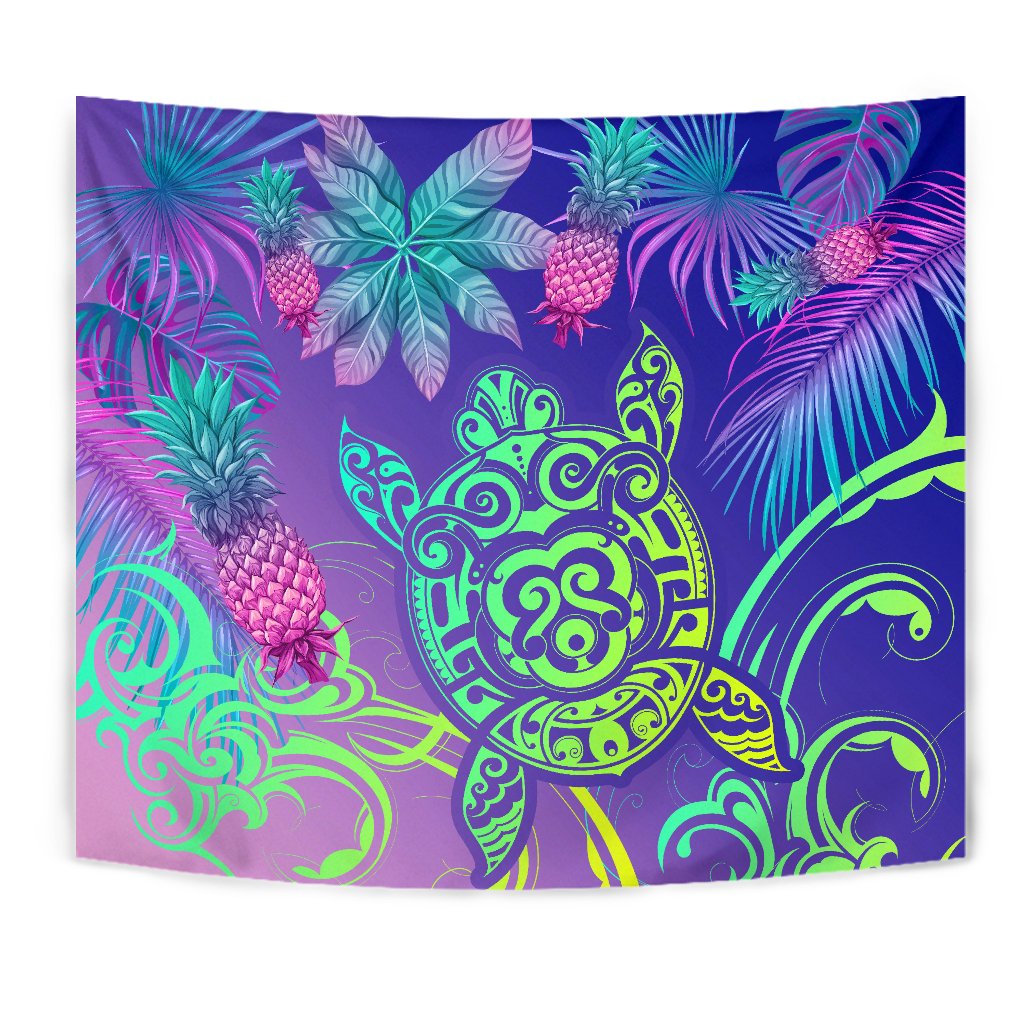 Hawaii Turtle Tropical Kanaka Maoli Tapestry - Yez Style - Polynesian Pride