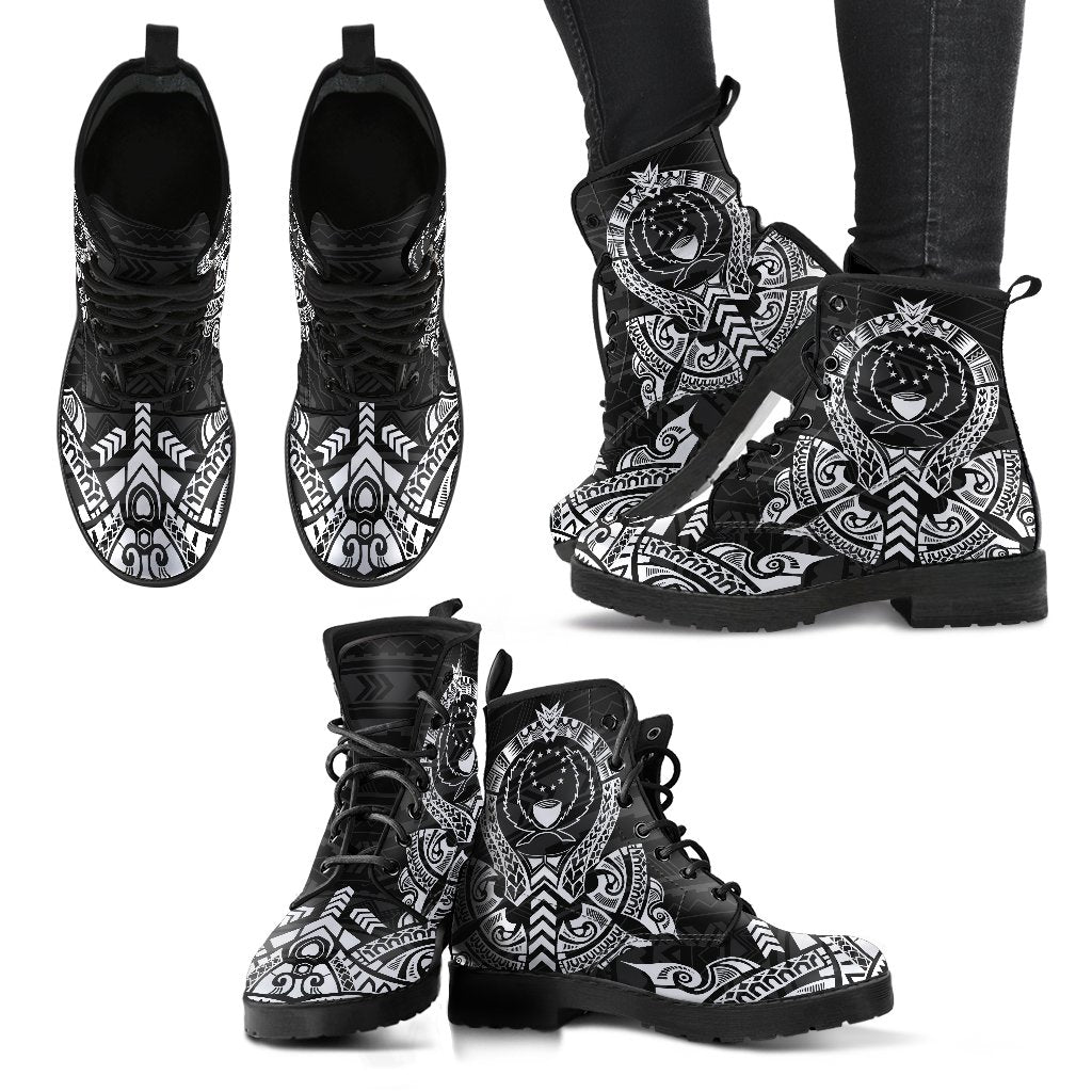 Pohnpei Leather Boots - Tribal - Polynesian Pride
