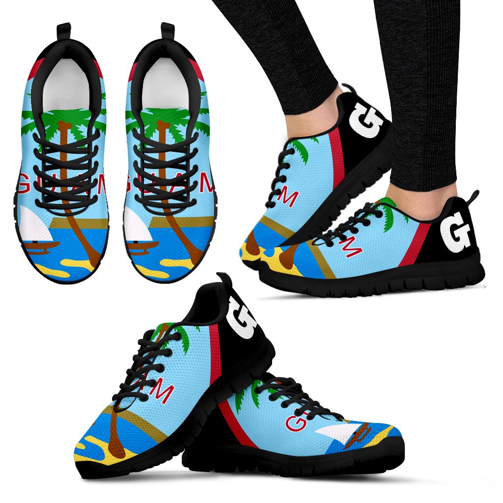 Guam Sneakers - Guam Flag - Polynesian Pride