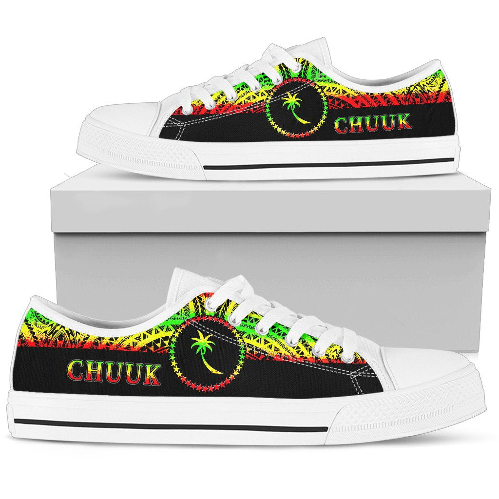 Chuuk Low Top Shoes - Micronesian Reggae Style - Polynesian Pride