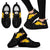 Niue Sneakers - Niue Seal & Flag Wing - A8 Unisex Black - Polynesian Pride