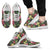 Hawaii Palm Leaves Pineapples Jungle Leaf Sneaker Men's Sneakers White - Polynesian Pride