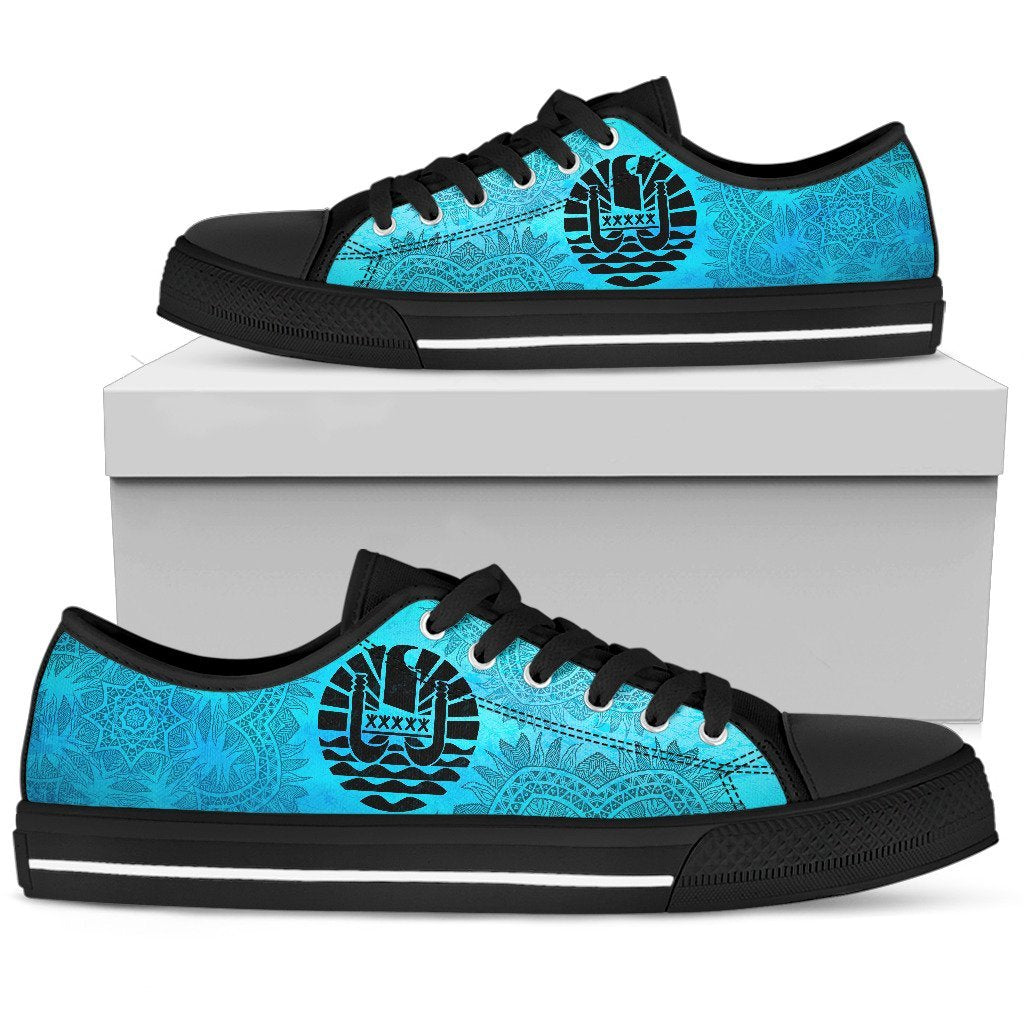 Tahiti Turquoise Low Top Shoes A20 - Polynesian Pride