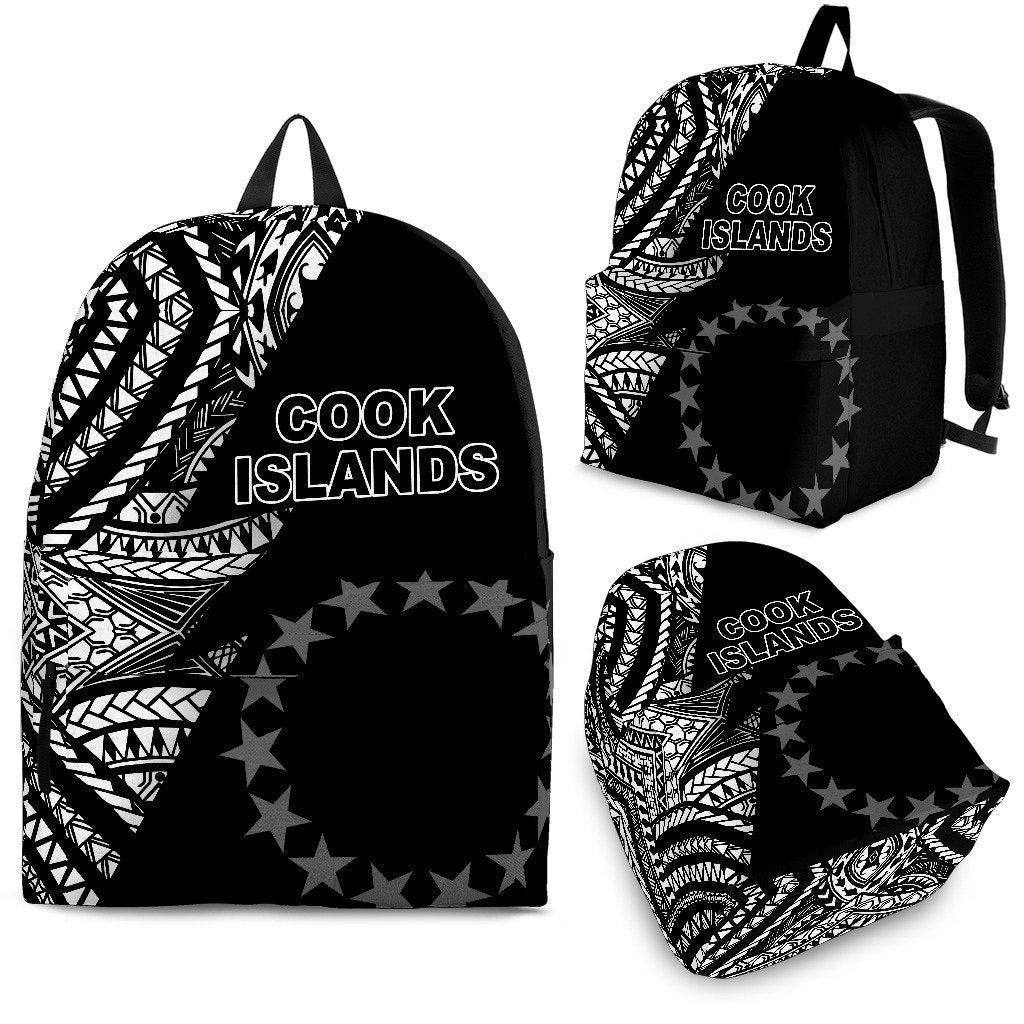 Cook Islands Backpack Flash Black Black - Polynesian Pride