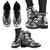 Samoa Leather Boots - Polynesian Tattoo Black - Polynesian Pride