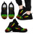 Chuuk Sneakers - Chuuk Flag Micronesian Reggae Style Men's Sneakers - Black Sole - Polynesian Pride