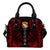 Tonga Shoulder Handbag - Polynesian Tattoo Red One Size Red - Polynesian Pride