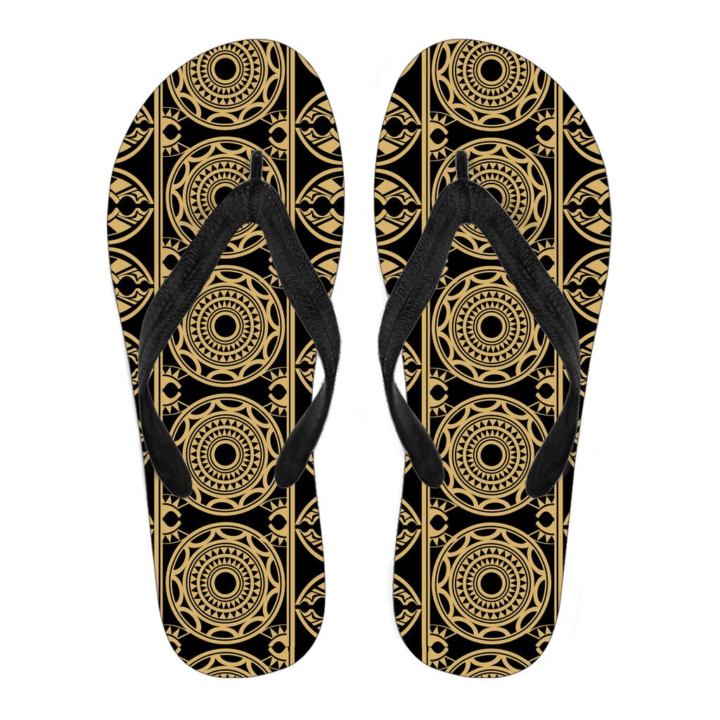 Polynesian 35 Flip Flops Men Black - Polynesian Pride