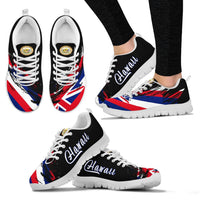 Hawaii Flag Sneakers - Art Style - Polynesian Pride
