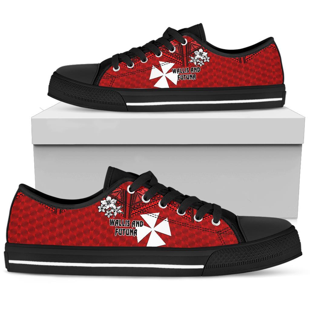 Wallis and Futuna Rugby Low Top Shoe Sporty Vibes - Polynesian Pride