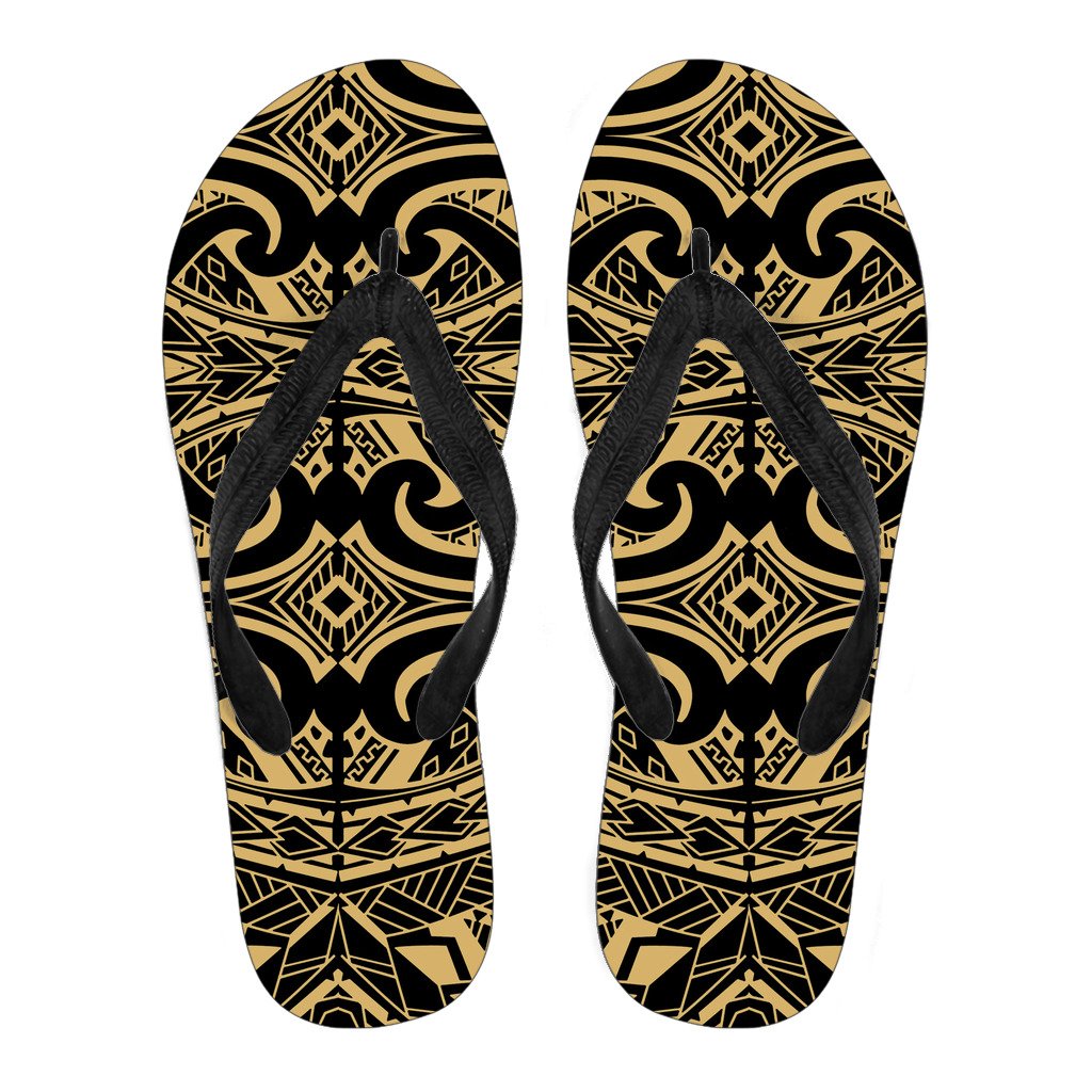Polynesian 21 Flip Flops Men Black - Polynesian Pride