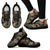 Hawaii Tropical Hibiscus Monstera Leaf Sneakers Women's Sneakers Black - Polynesian Pride