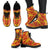 Polynesian Leather Boots Orange - Polynesian Pride