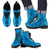 Polynesian Leather Boots Blue Blue - Polynesian Pride