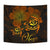 Hawaii Turtle Ohana Hibiscus Poly Tapestry - Yellow - Polynesian Pride