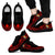 Tonga Wave Sneakers - Polynesian Pattern Red Color Men's Sneakers - Black - Tonga Black - Polynesian Pride