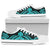 Wallis and Futuna Low Top Canvas Shoes - Turquoise Tentacle Turtle - Polynesian Pride