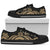 American Samoa Low Top Shoes - Gold Tentacle Turtle - Polynesian Pride