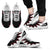 American Samoa Sneakers - American Samoa Seal Black Thunder Style Unisex White - Polynesian Pride