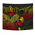 Cook Islands Tapestry - Turtle Hibiscus Pattern Reggae - Polynesian Pride