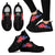 Samoa Sneakers - Samoa Coat Of Arms & Flag Wing - A8 Unisex Black - Polynesian Pride