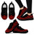 Niue Wave Sneakers - Polynesian Pattern Red Color Women's Sneakers - Black - Niue Black - Polynesian Pride