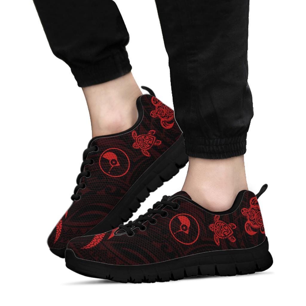 Yap Micronesian Sneakers - Red Tentacle Turtle - Polynesian Pride