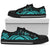 Cook Islands Low Top Canvas Shoes - Turquoise Tentacle Turtle - Polynesian Pride