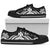 Wallis and Futuna Low Top Canvas Shoes - White Tentacle Turtle - Polynesian Pride