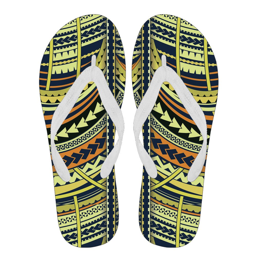 Polynesian 24 Flip Flops Men White - Polynesian Pride