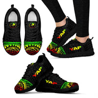 Yap Sneakers - Yap Flag Micronesian Reggae Style - Polynesian Pride