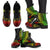 samoa Leather Boots - Polynesian Reggae Chief Version - Polynesian Pride