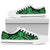 Wallis and Futuna Low Top Canvas Shoes - Green Tentacle Turtle - Polynesian Pride
