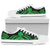 Wallis and Futuna Low Top Canvas Shoes - Green Tentacle Turtle - Polynesian Pride