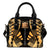 Tokelau Shoulder Handbag - Polynesian Tattoo Gold One Size Gold - Polynesian Pride