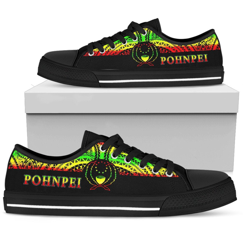 Pohnpei Low Top Shoes - Micronesian Reggae Style - Polynesian Pride