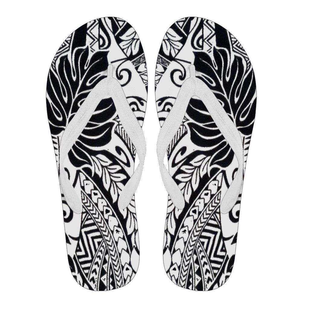 Polynesian 53 Flip Flops Men White - Polynesian Pride