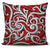 Maori Tribal Ornament Pillow Cover Red - Polynesian Pride