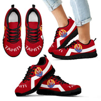 Tahiti Sneakers - Tahiti FLag Style - Polynesian Pride