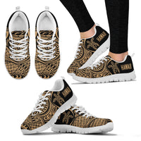 Hawaii Turtle Polynesian Sneakers - Circle Style - Golden - Polynesian Pride